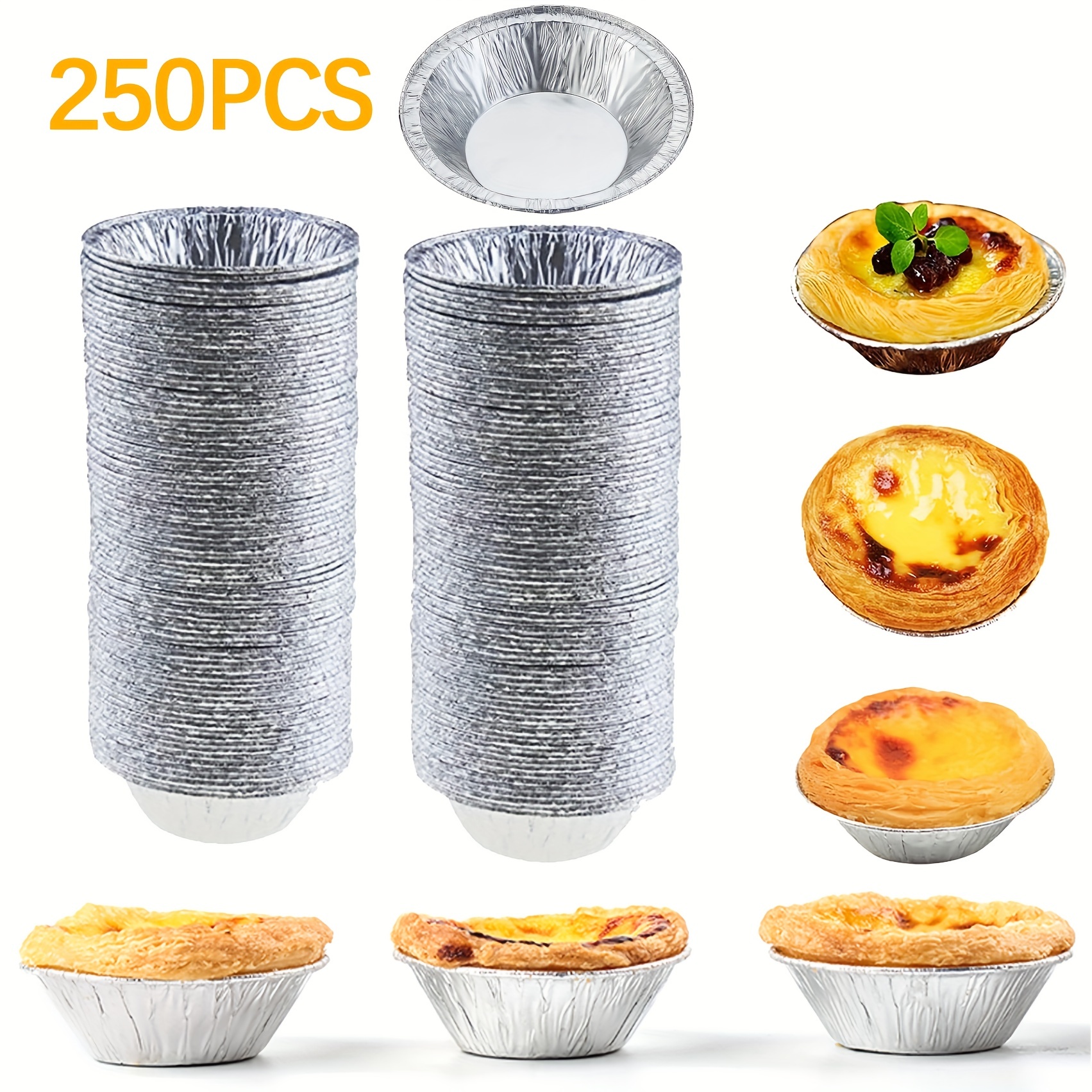 SDJMa 20pack- 3Aluminum foil Pans Disposable Heavy Duty Square baking Cake  Pans, Cooking Tins Homemade Breads Oven Pans,Foil Pans, Baking cake Pans