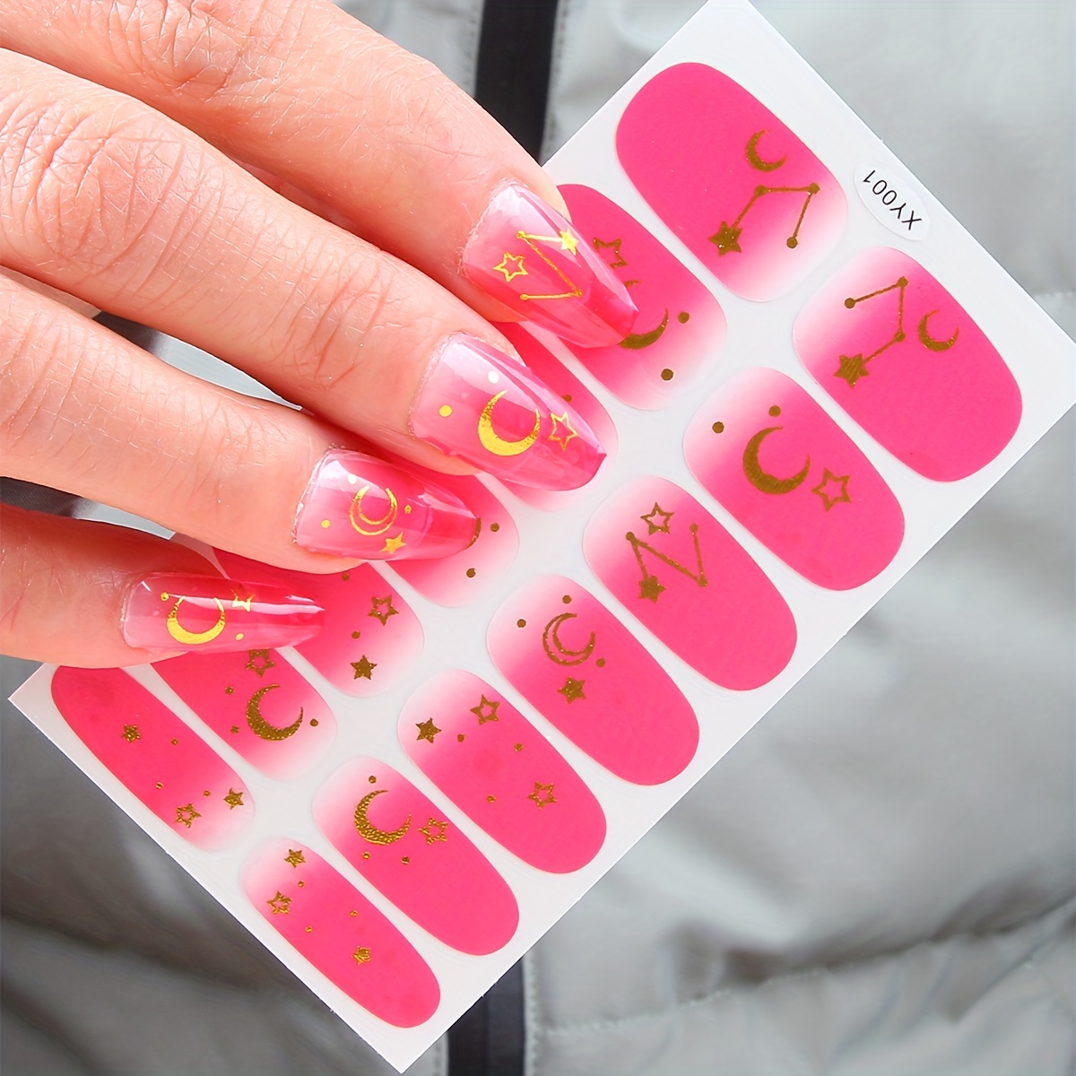 1sheet Star Pattern Nail Art Sticker Y2K-style Nail Art Decals