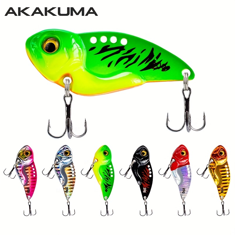 3pcs VIB Fishing Lures 25g-7g Artificial Blade Metal Sinking Spinner  Crankbait Lure Bait Swimbait Pesca for Bass Perch Tackle