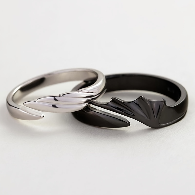 Metal Costumes Accessory Anime Couple Rings Accessories Props Men | eBay
