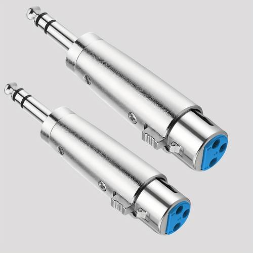 1 4 trs to xlr female adapter xlr female to 1 4 inch trs stereo balanced audio connector