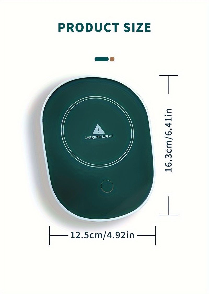 Intelligent Thermostatic Heating Coaster Insulation Base - Temu