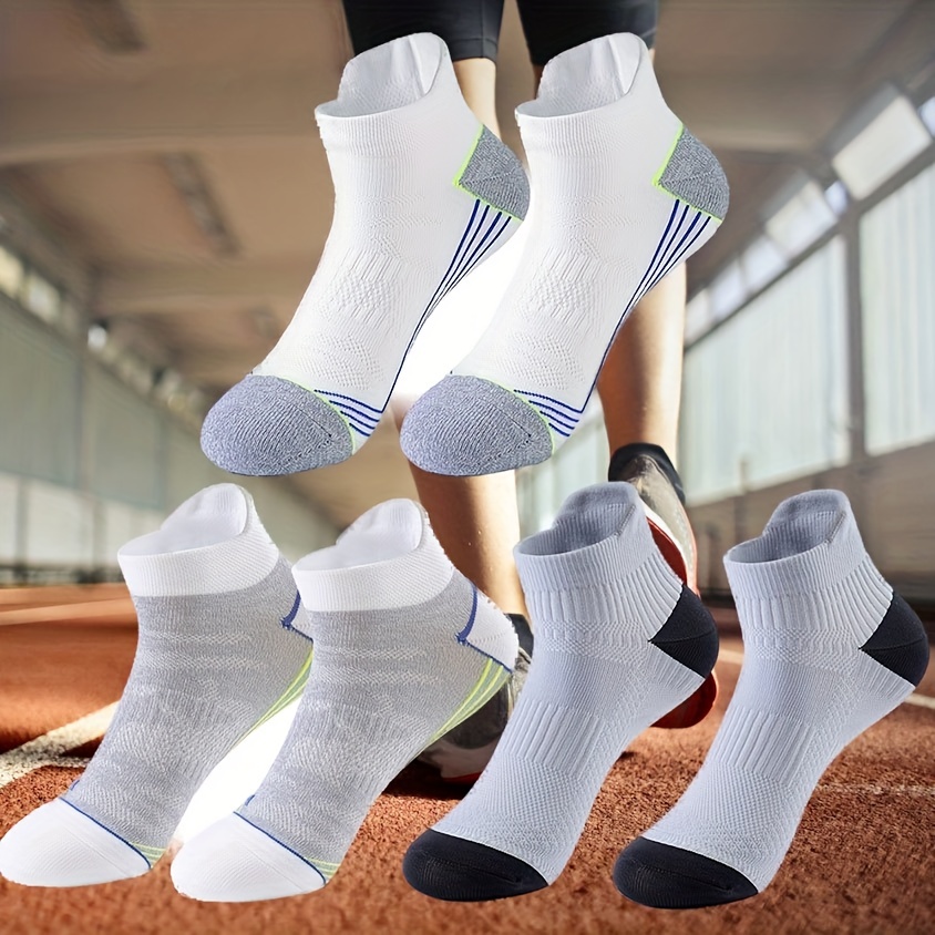 4 Pares De Calcetines Elásticos Transpirables Para Hombres Y Mujeres,  Calcetines Deportivos De Algodón De Compresión Para Correr Al Aire Libre  Ciclismo Senderismo - Temu