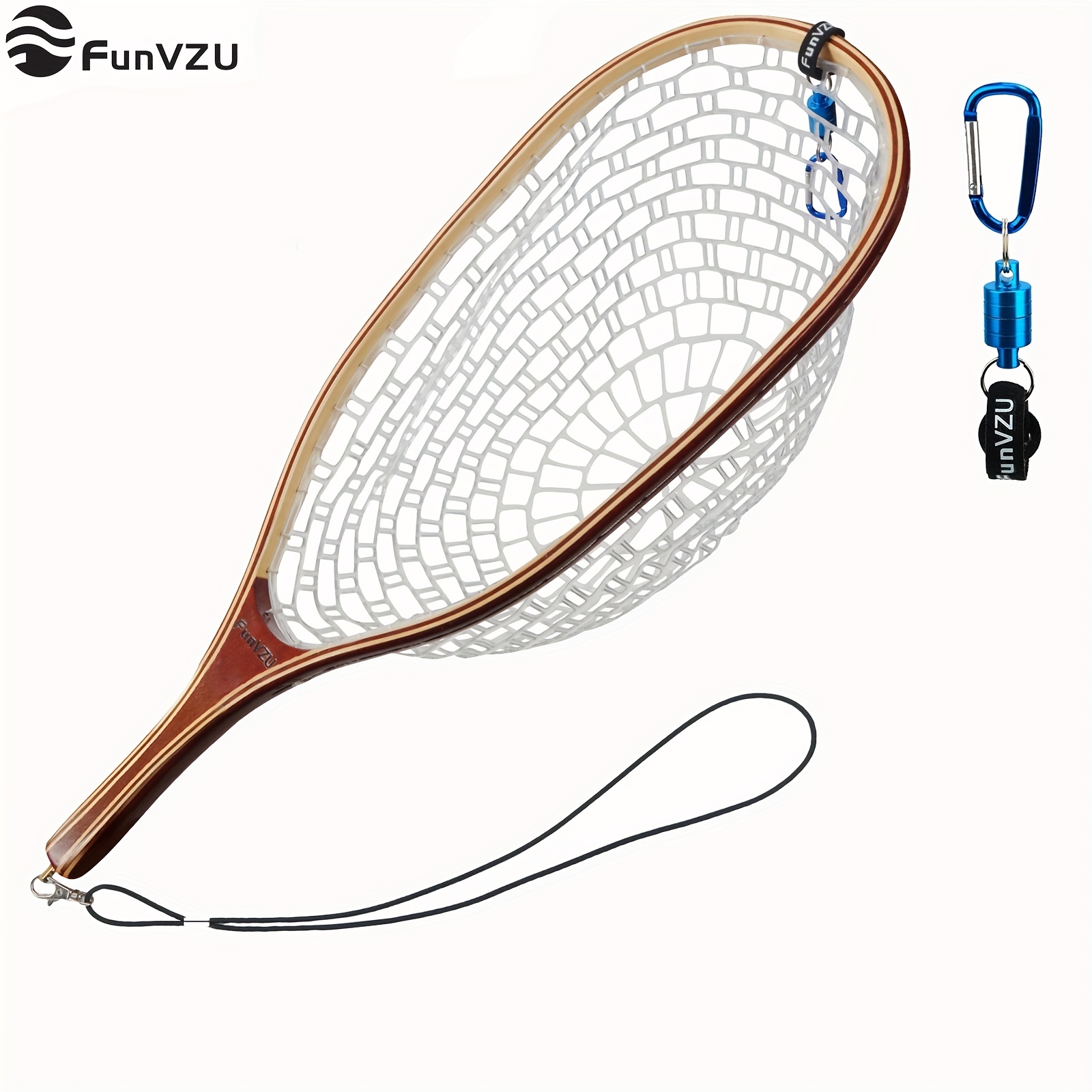Magnetic Release Fly Fishing Net Soft Rubber Mesh Safety - Temu Belgium