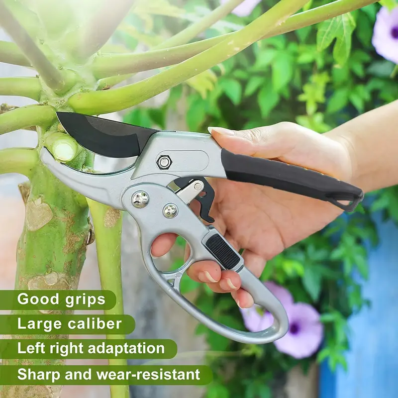 Pruning Shears For Gardening, 3 Times Easier To Work, Friendly To  Arthritis, Carpal Tunnel Syndrome And Small Hands, Comfortable, Sharp,  Durable, Sturdy Ratchet Garden Clippers - Temu