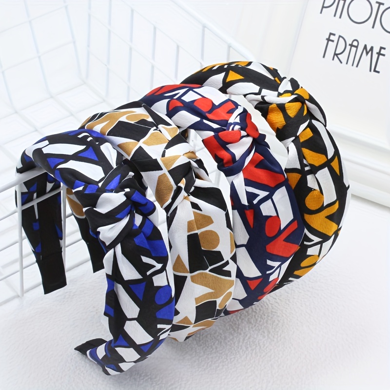Criss Cross Headband - Colorful African Print