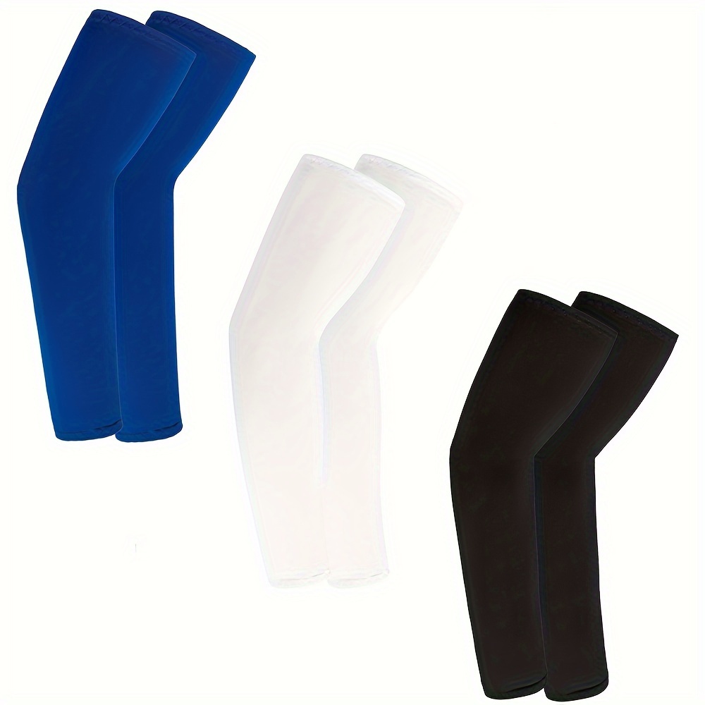 White Volleyball Full Arm Sun Sleeves