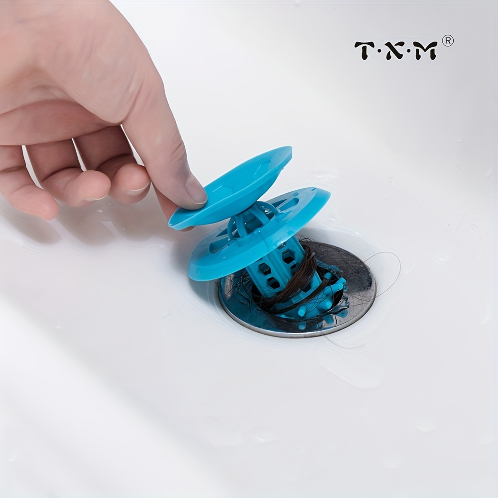 2/1 PACK TXM Drain Hair Catcher Bathtub/Sink Drain Hair Catcher,2 in 1 Bathtub  Drain Protector for Shower