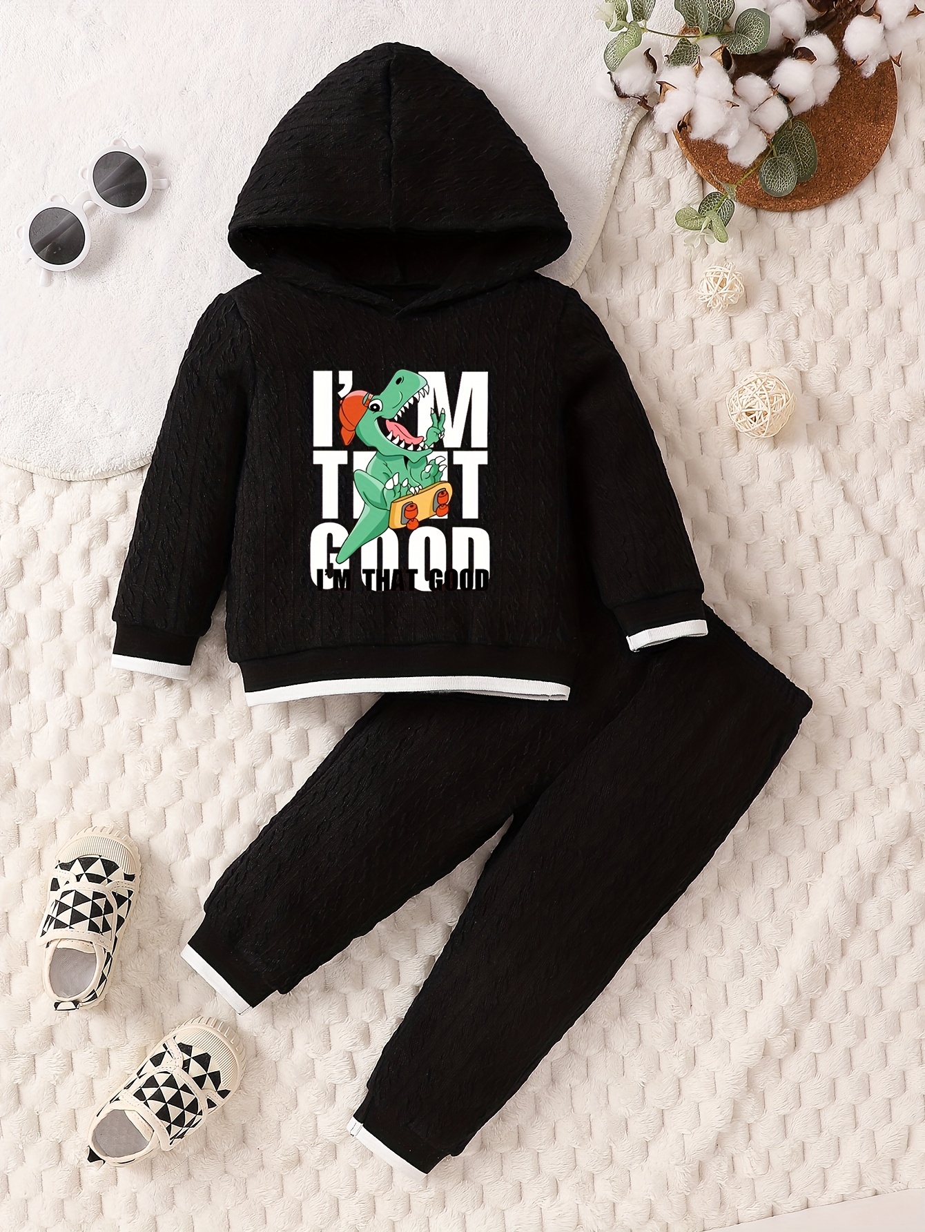 Traje Capucha Estampado skateboard Niños Conjunto Sudadera - Temu Chile