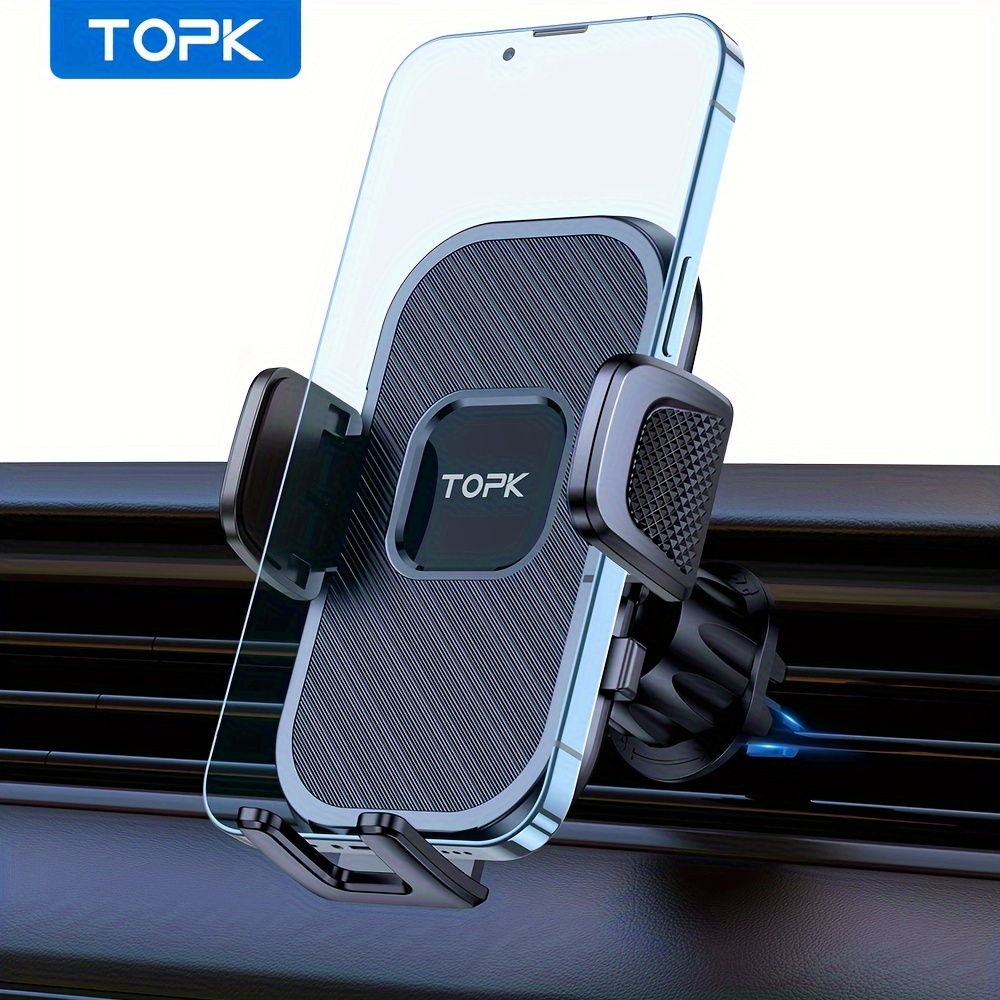 KFZ-Halterung für Auto-Lüftungsöffnungen, TOPK-Kfz-Halterung für  Lüftungsöffnungen mit Hakenclip, um 360 ° drehbare Telefonhalterung für  Mobiltelefone - Temu Germany