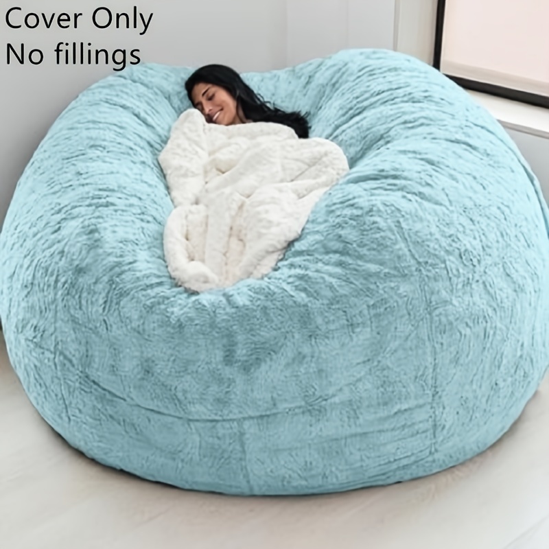 Bean Bag Chair Cover No Filling, Natural Cotton Linen Fabrics Beanbag Seat  Chair with Removable Washable, for Outdoor Garde Indoor Gamer - Walmart.com