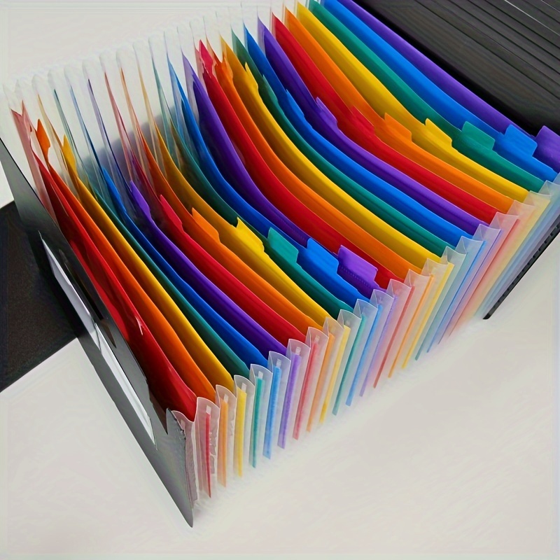  HFSD Carpeta A3 transparente, organizador portátil de gran  capacidad expandible para almacenar datos, revistas, organizador de papel  de prueba (color : juego) : Productos de Oficina