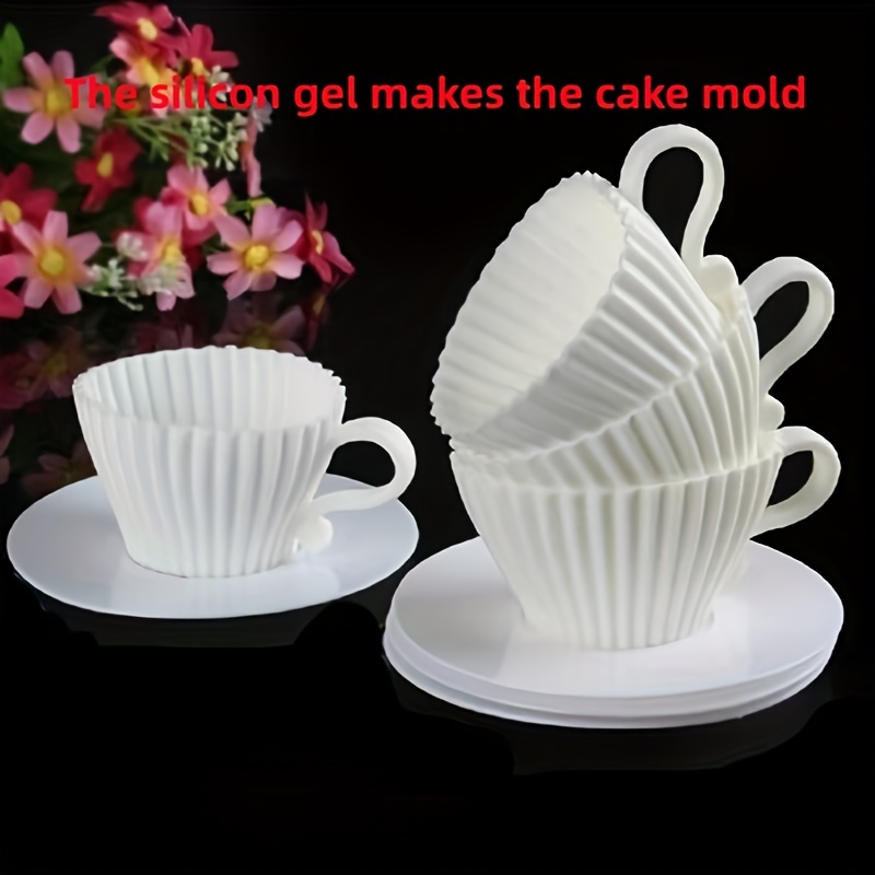  KTTR 2 moldes para velas de taza de café, molde de vela en  forma de taza de café para los amantes de las manualidades, molde de jabón  perfumado para taza 3D