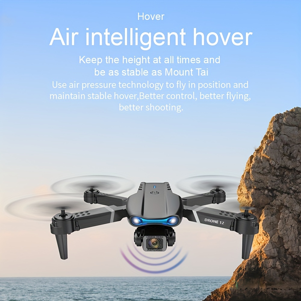 New E99 Pro 2 K3 Professional Rc Drone With Hd Dual Camera - Temu