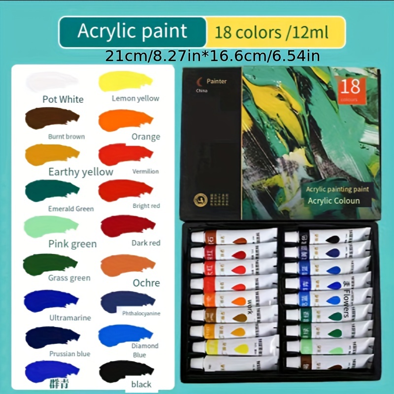 12 Color 12ml Set Pintura Tela Pintura Textil Permanente - Temu