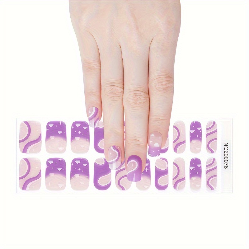 Grape Aurora Purple 3D Nail Charms - Resin Stones for Gel Polish Manicure  Decoration