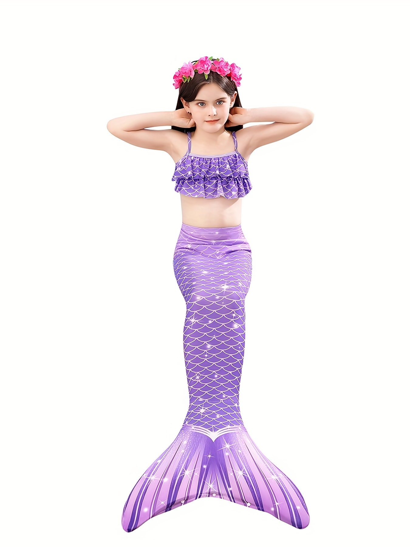 Nuova moda di lusso estate bambini sirena costume da bagno di alta qualità  ragazze sirena coda sirena abbigliamento costumi da bagno Hot Spring sw