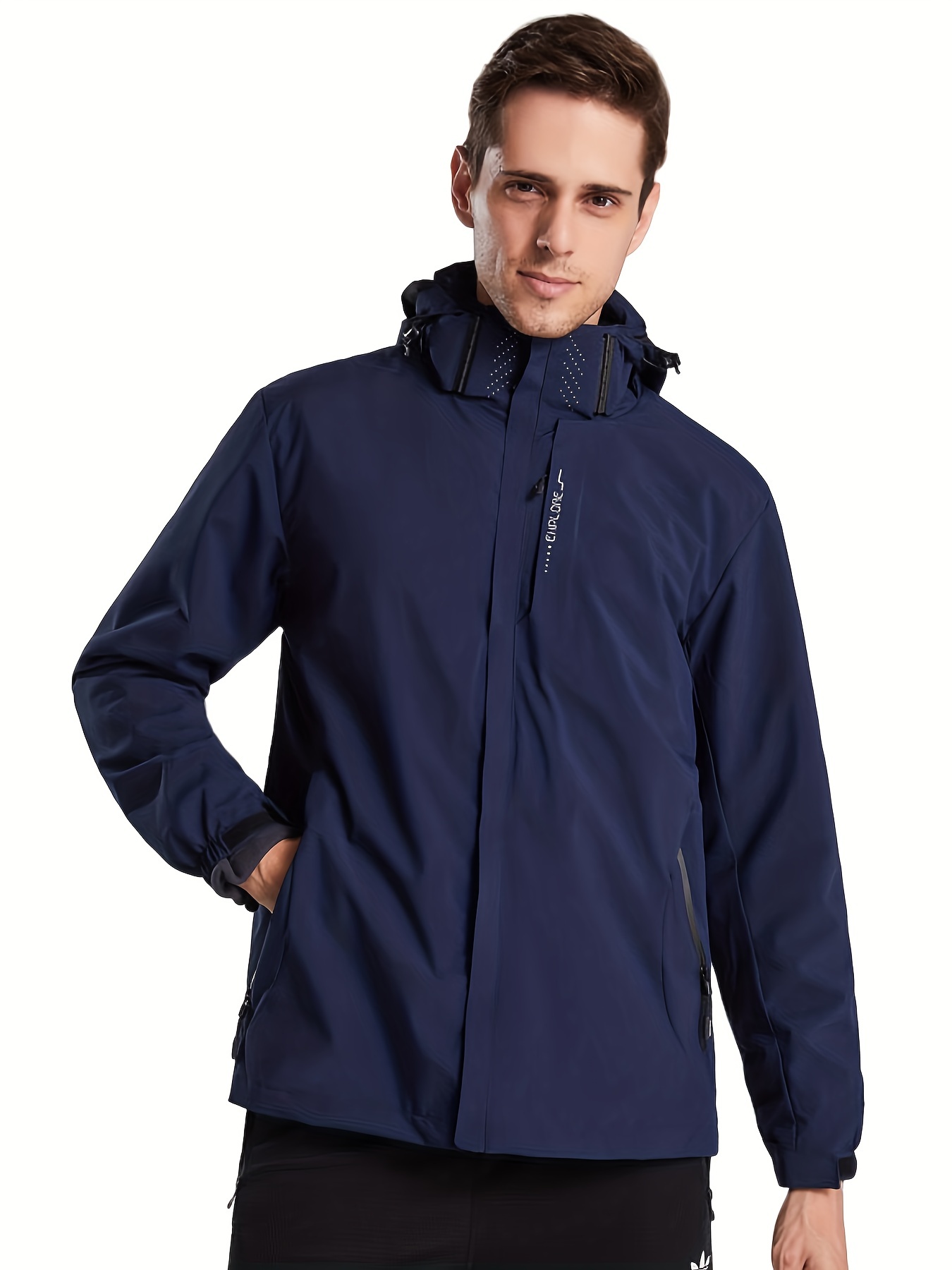 Rain Jacket Men Waterproof Lightweight - Temu