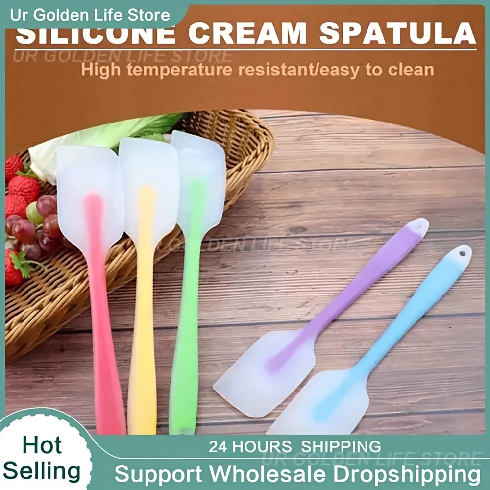 Dropship 1pc Household Silicone Spatula Resistant To High