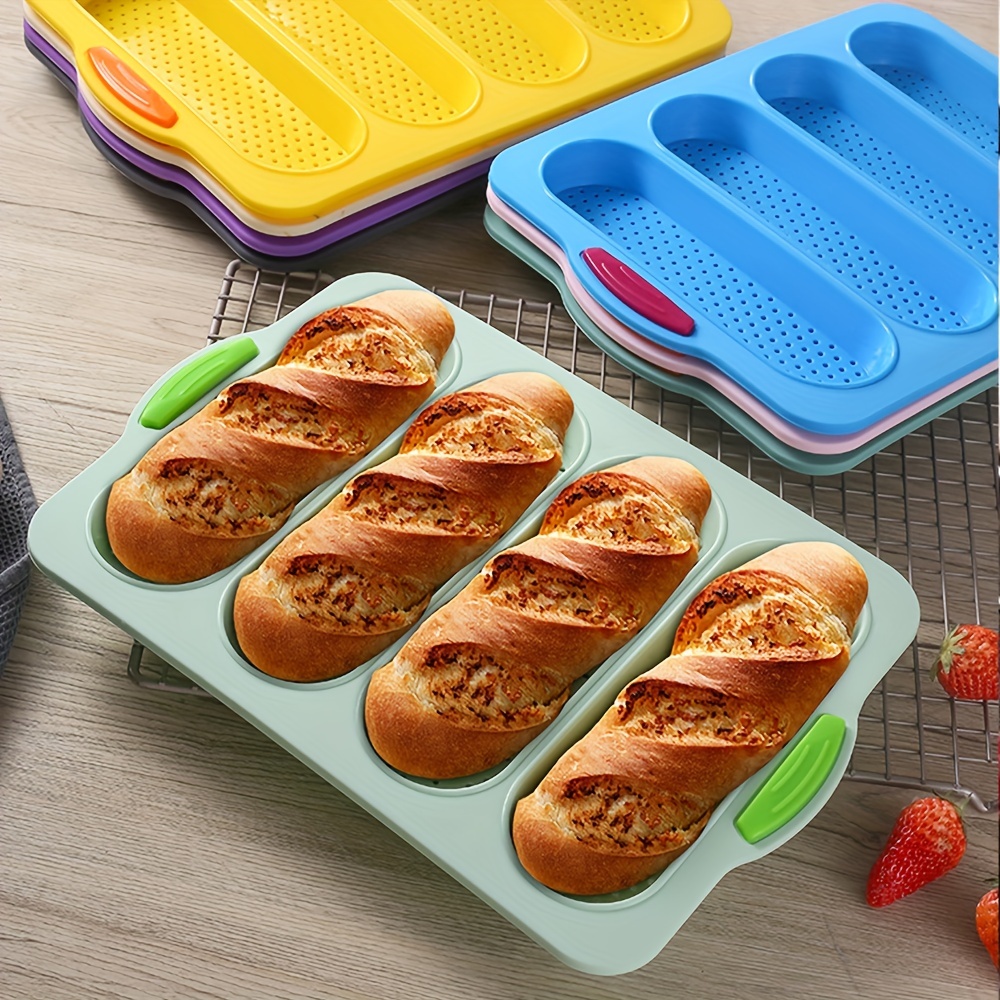 Non stick Silicone Bakeware Set Includes Baguette Toast Loaf - Temu