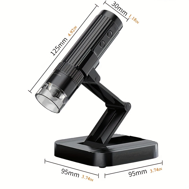 Generic Caméra De Microscope Numérique 1600X, 3 En 1, USB Type-C