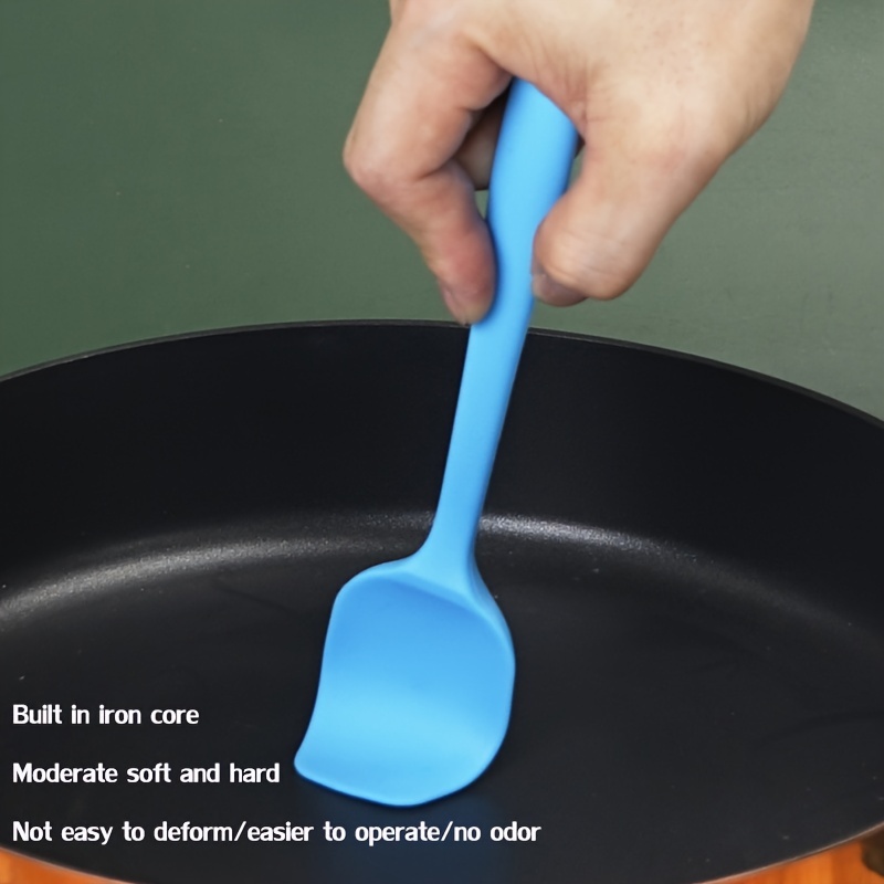 Silicone Scraper Spatula Kitchen Food Grade Integrated Soft - Temu