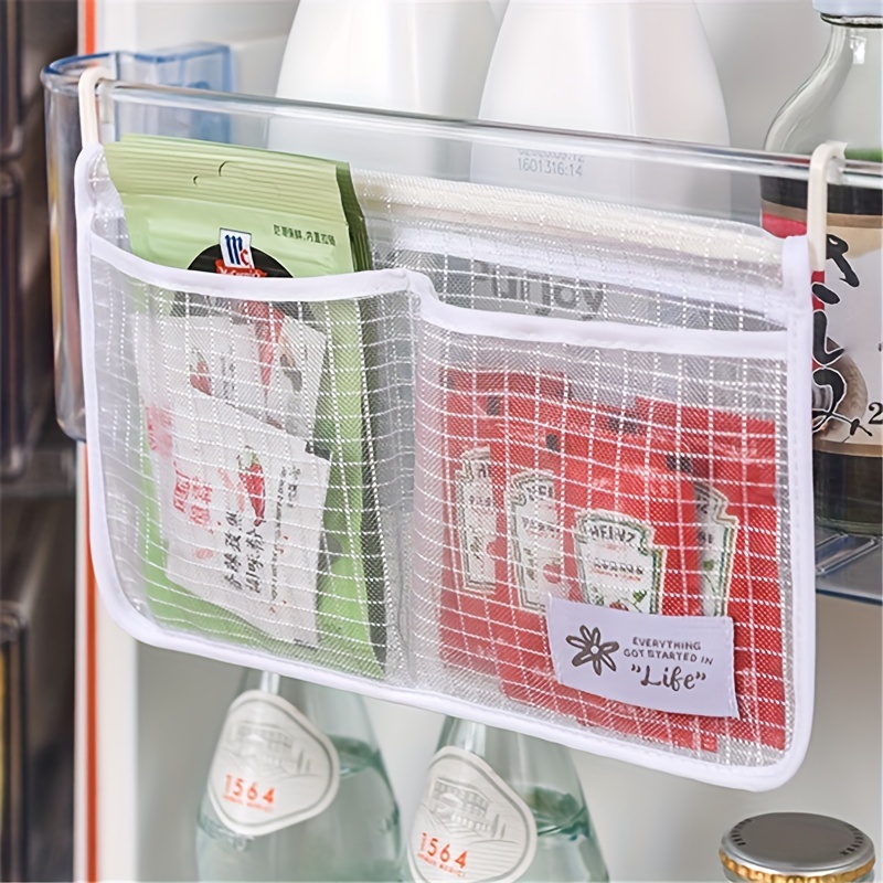 Refrigerator Storage Hanging Bag Over The Fridge Double - Temu