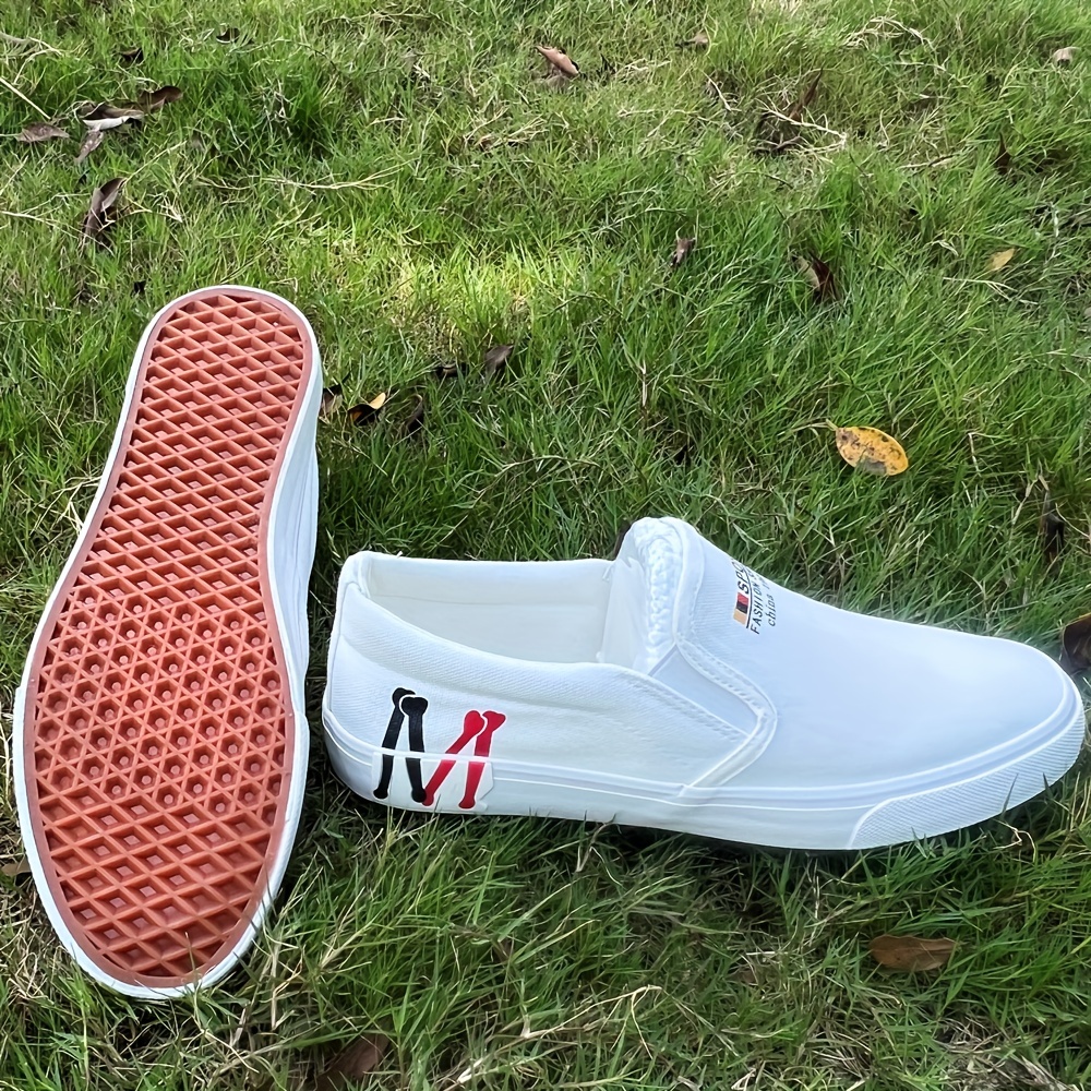 Men's Canvas Loafer Shoes Lightweight Slip On Shoes Spring Summer