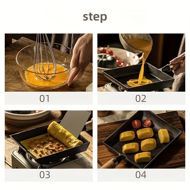 Summit Rectangular Cast Iron Tamagoyaki Pan (Japanese Omelette Pan) –  Japanese Taste