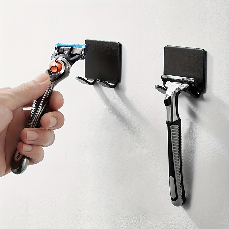 4pcs Shower Wall Shaving Razor Holder