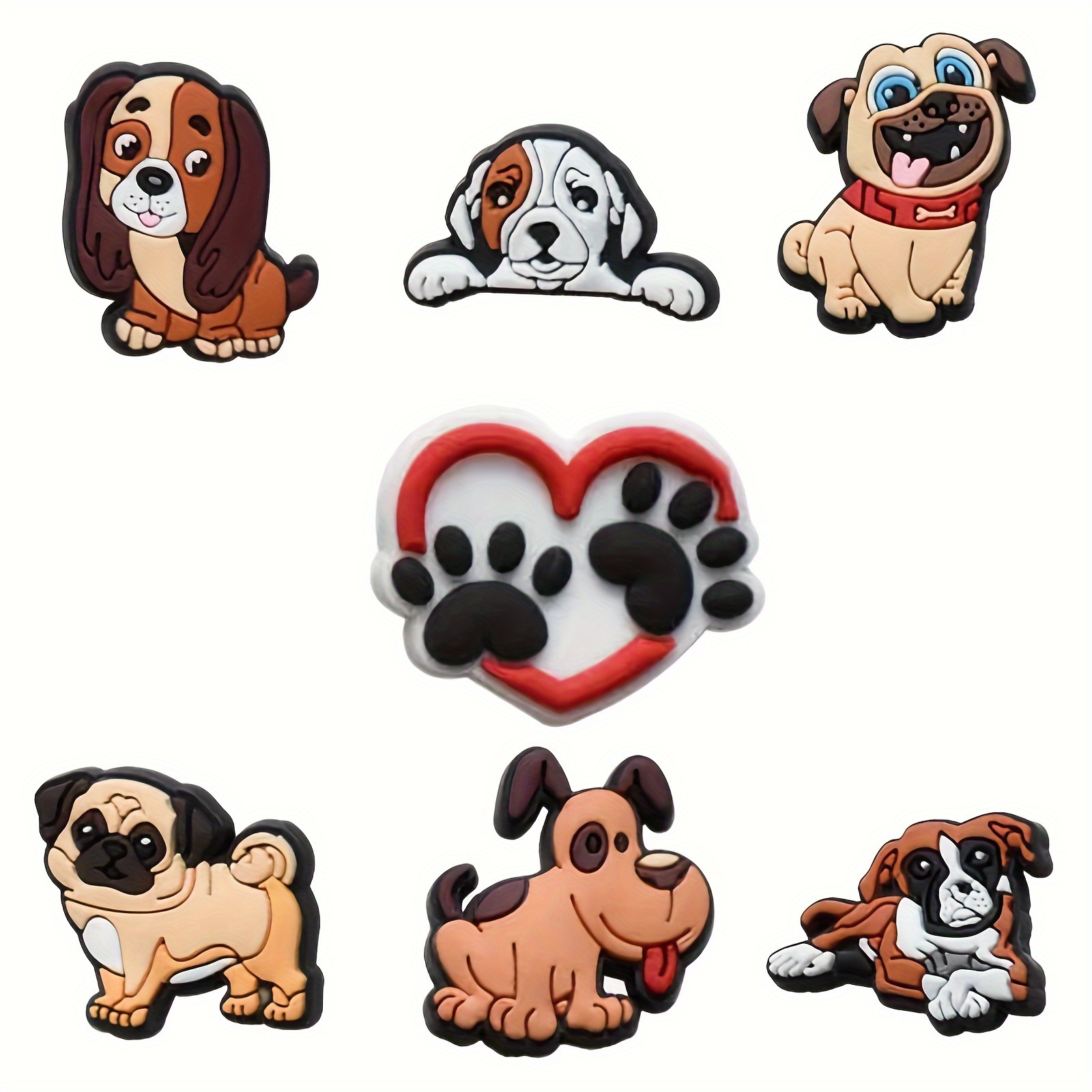 16pcs Dog Pattern Shoe Charms Para Clogs Jibts Bubble Slides Sandals, Pvc  Shoe Decorations Accessories Para Christmas Birthday Gift Party Favors -  Calçado Para Mulher - Temu Portugal