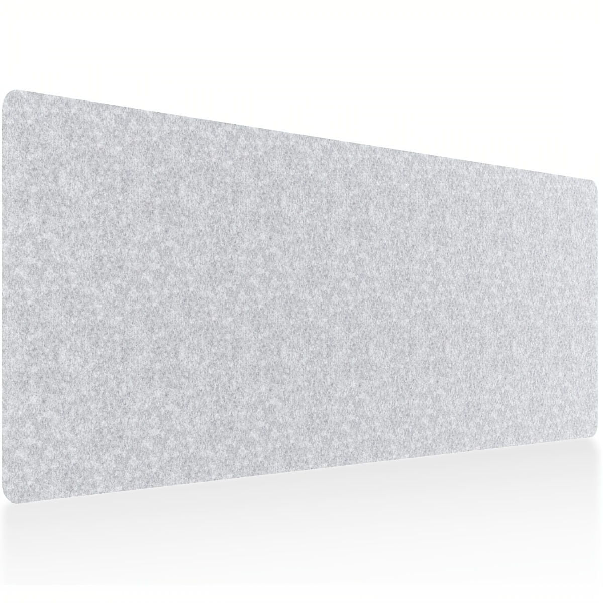 Tapis de souris GENERIQUE Insun tapis de souris en feutre 2mm  d'épaisseur antidérapant tapis de bureau pour les jeux et sous-main  bureau gris foncé 80x40cm