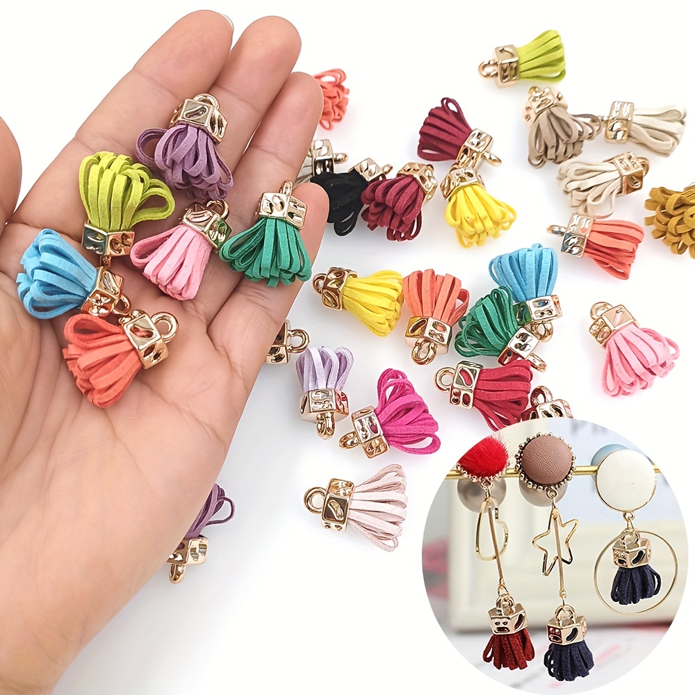 Mini Silk Tassels Handmade Keychain Tassels Bulk Charms - Temu