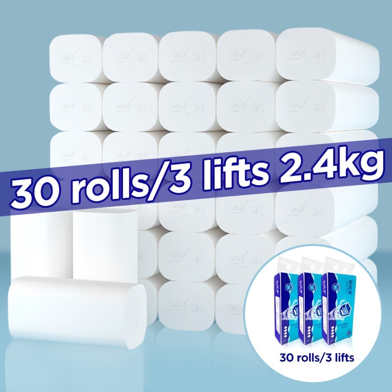 Value Pack Instant Toilet Paper 4 Layers Dissolvable Toilet - Temu