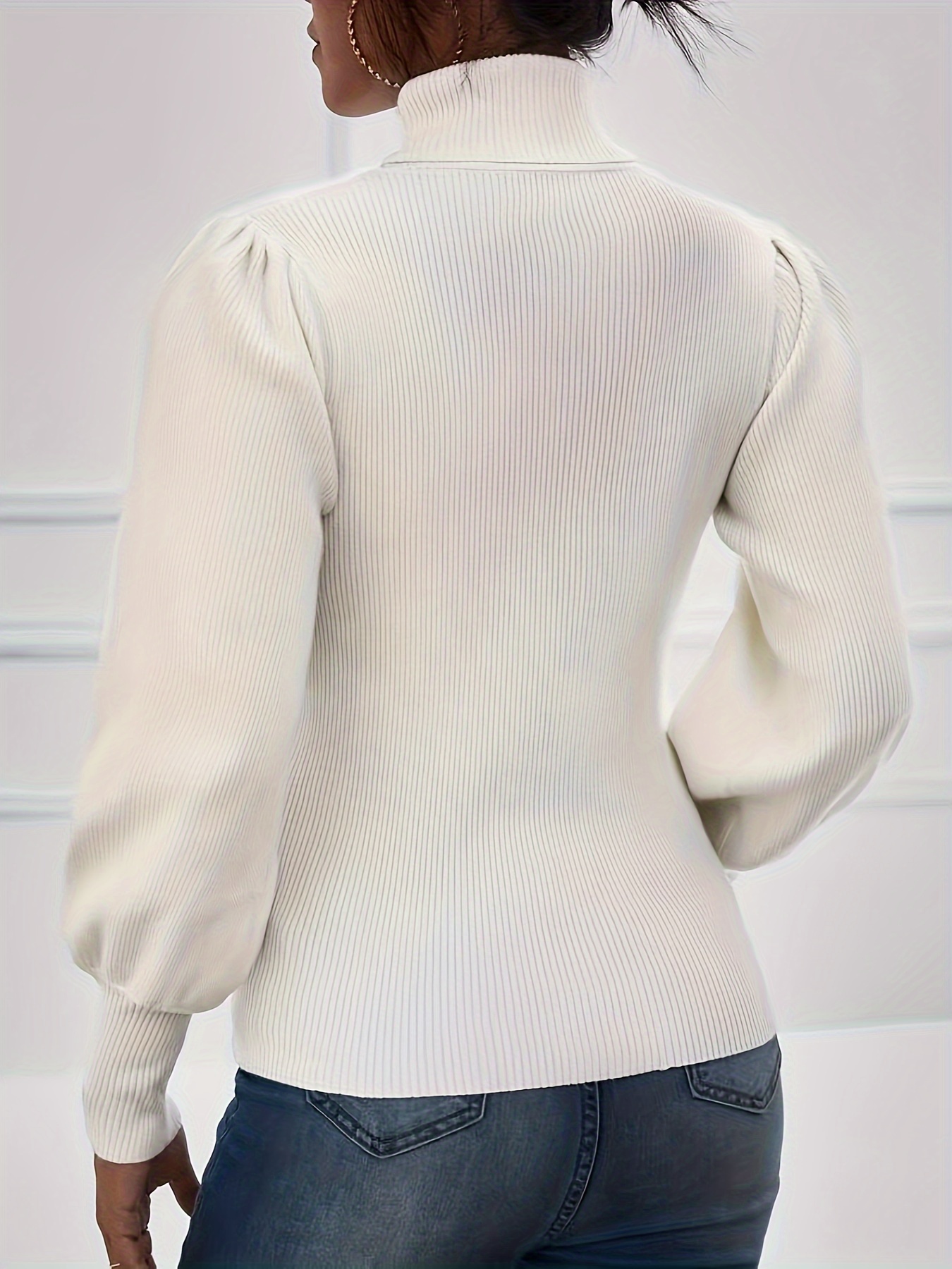 pull col roulé oversize blanc femme manteau dhiver à manches