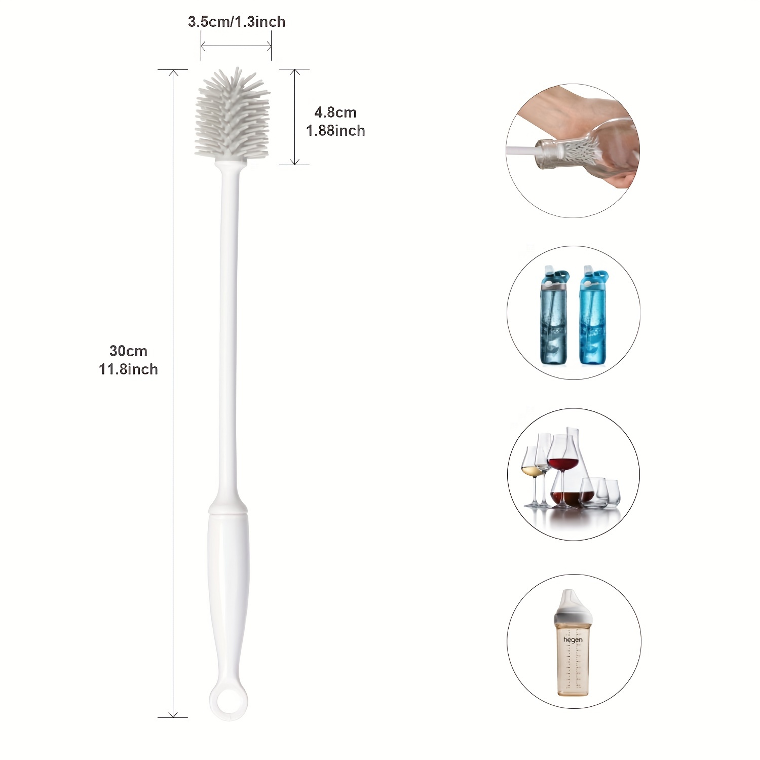 Simple Modern Bottle Brush For Cleaning Toddler Bottles, Tumblers, Water  Bottles, Mugs, Cups And More - Temu Austria