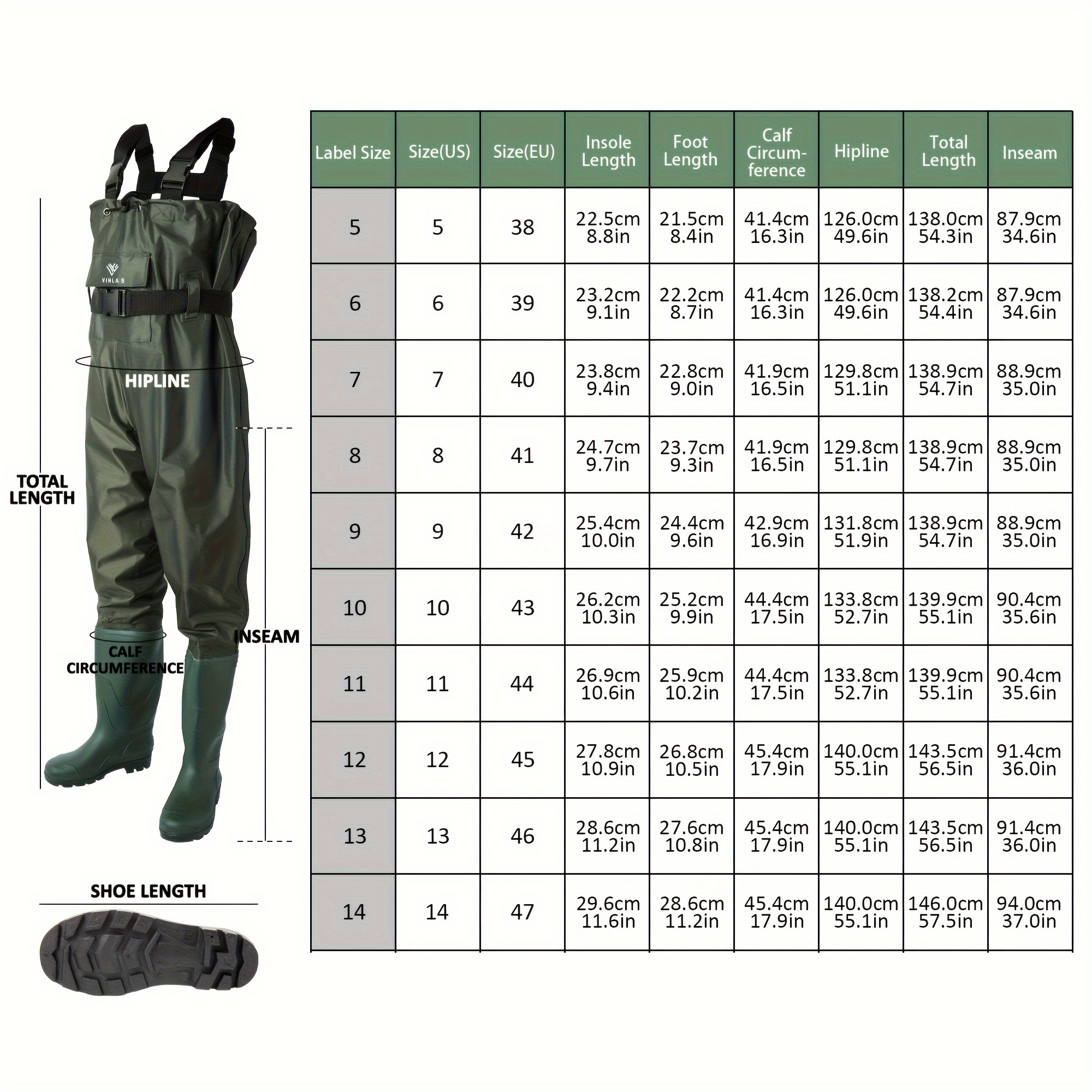 New Fishing Waders With Boots And Lightweight Pants Waterproof For
