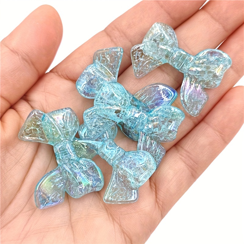 Brightening And Shattering Effect Bow Beads Charms Elegant - Temu