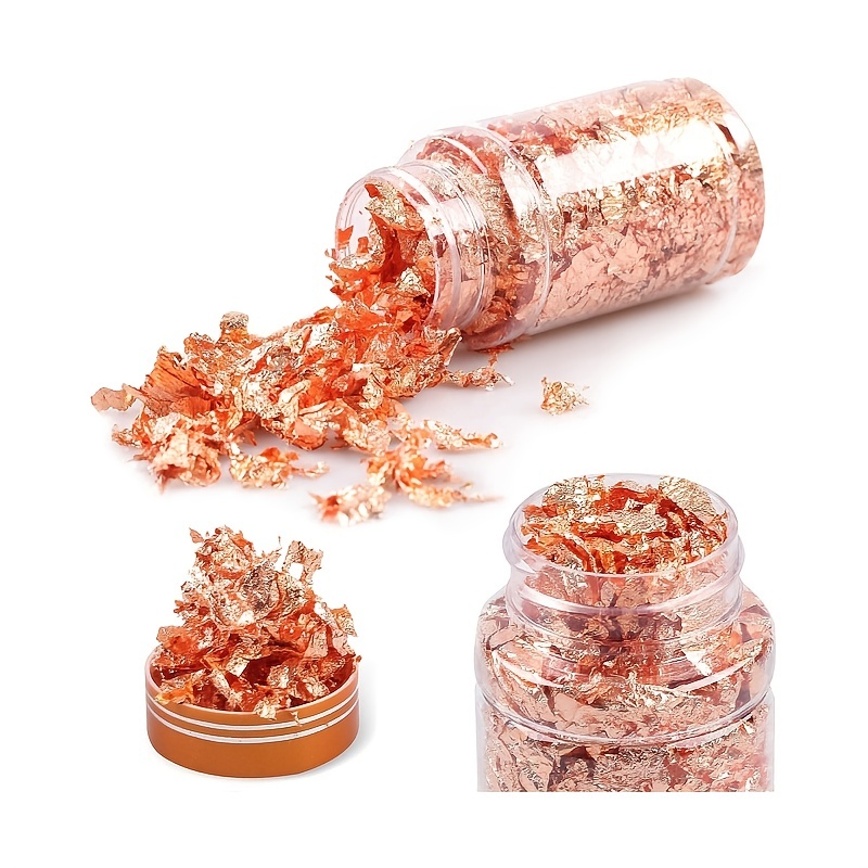 Metallic Foil Flakes for Nail,Resin, Crafts, Painting/ Thin Gold