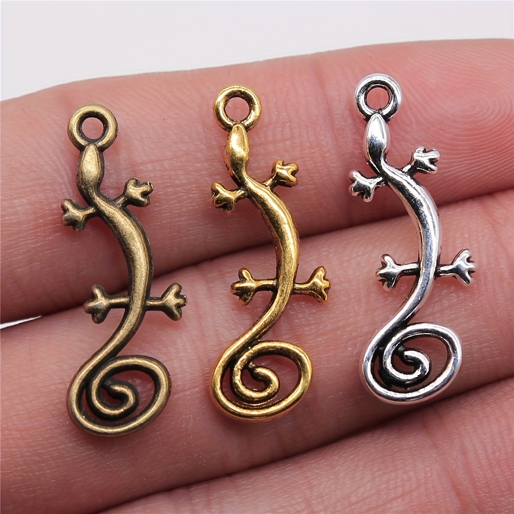 

10pcs Pendants, Ancient Silver Plated Pendant For Jewelry Making, Bangle Earrings Necklace Clothing Decoration Pendant, 29x11mm