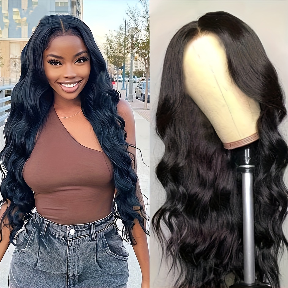 Glueless Wear And Go Wigs For Women Human Hair 180% Density Body Wave Lace  Front Wigs Human Hair Glueless Ready To Wear Wigs 5x5 Lace Pre Cut Wig No G