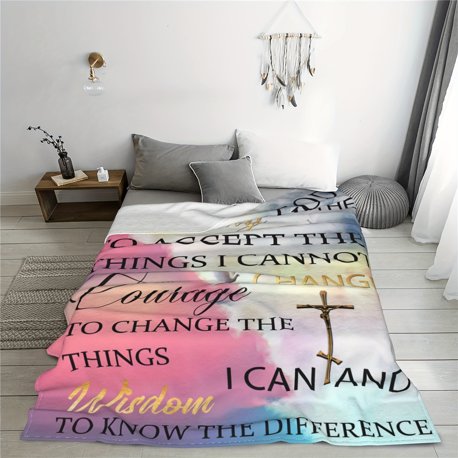 Christian Gifts Women Men Religious Healing Prayers Blanket - Temu