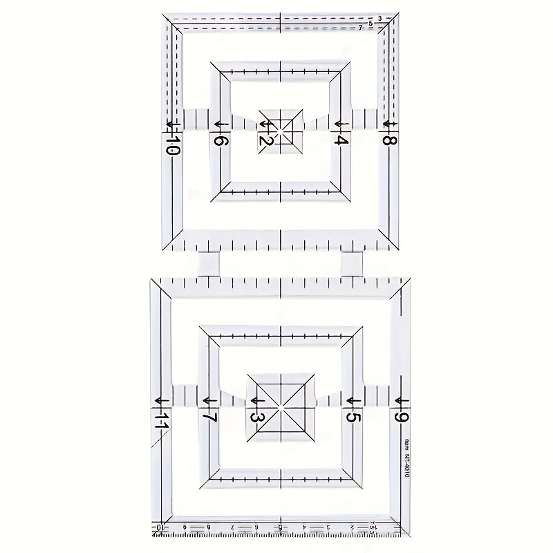 Acrylic Ruler | Rainbow Grid Planner Thing