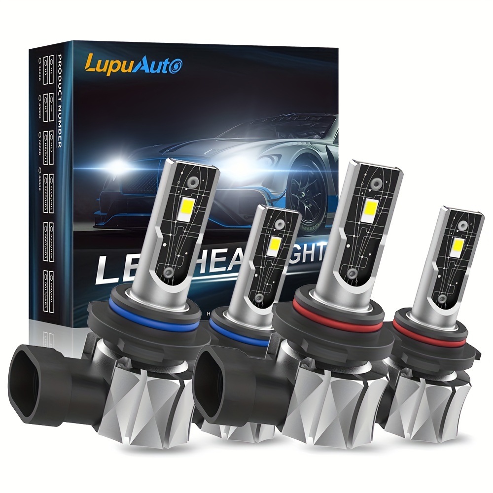 2pcs 50W 9005 9006 / HB3 HB4 LED Headlight Bulbs Super Bright 6000K Wh –  winpower