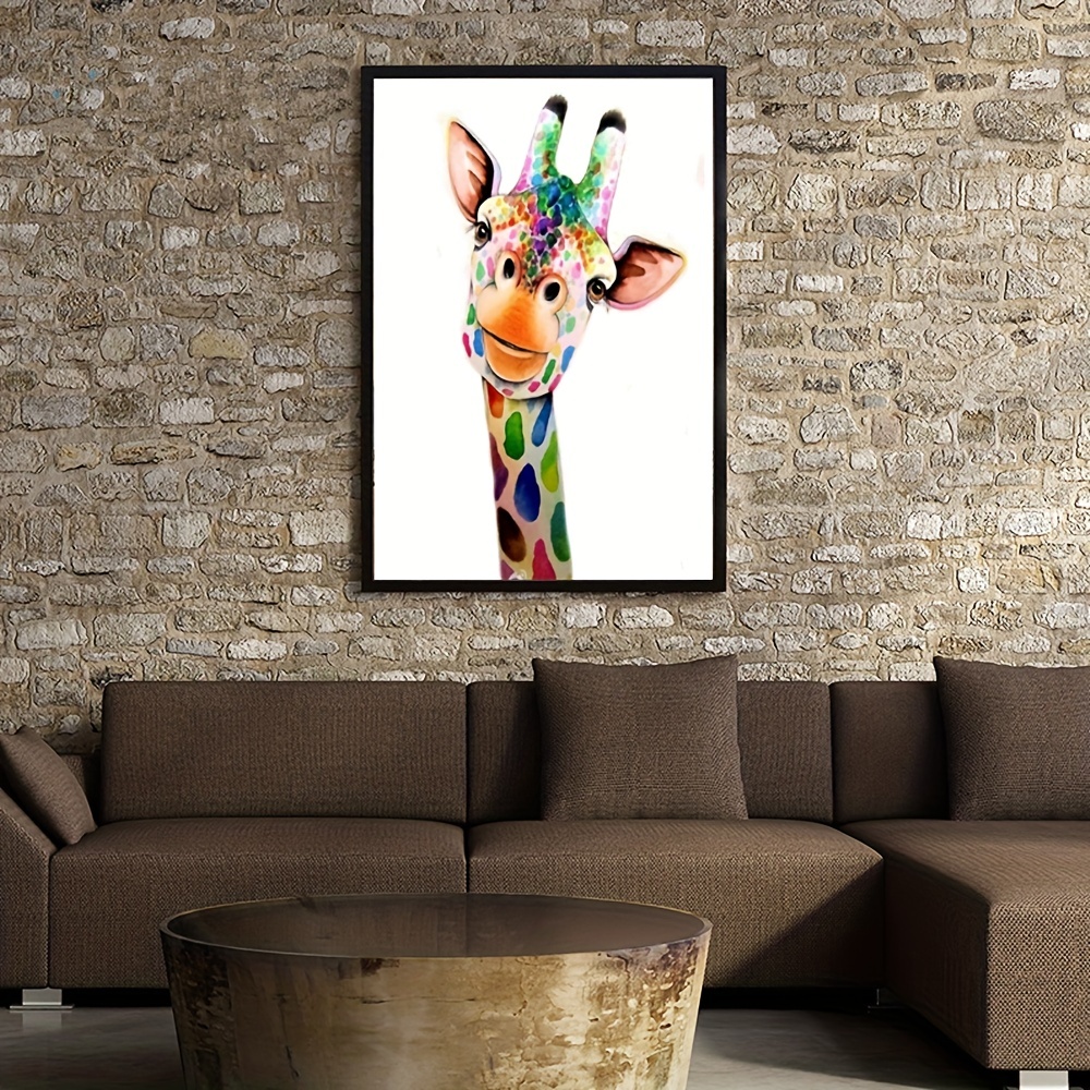 Diamond Painting For Adults, 5d Giraffe Full Artificial Diamond