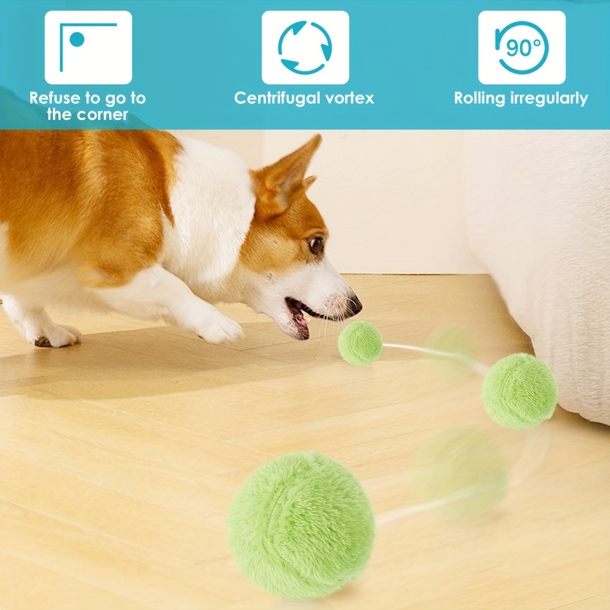 Roller Ball Automatic Rolling Ball Toy Interactive Pet - Temu