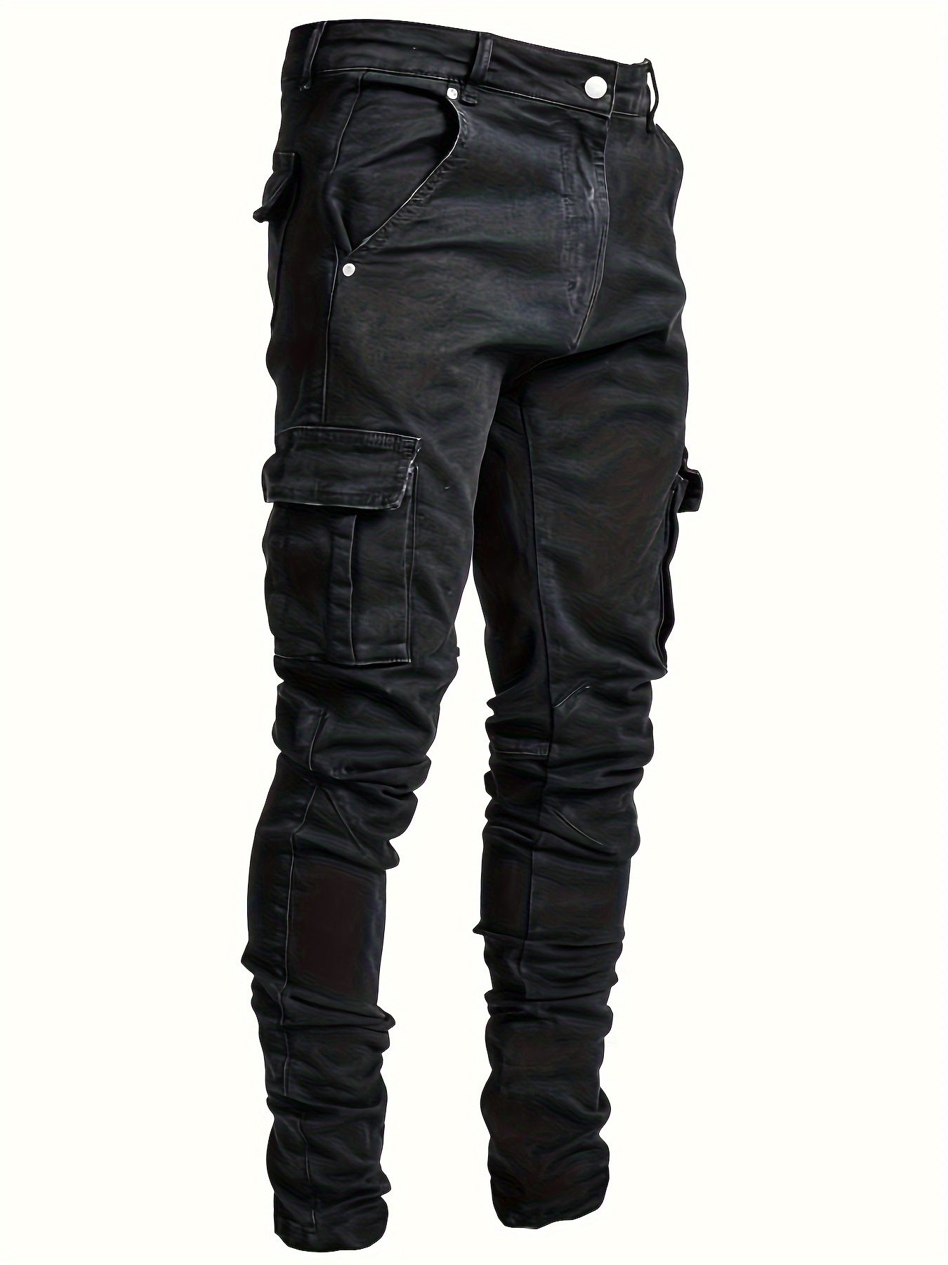 OYOANGLE Men's Cargo Pants Elastic Waist Flap Pockets Hip Hop Baggy Harem  Pants : : Clothing, Shoes & Accessories