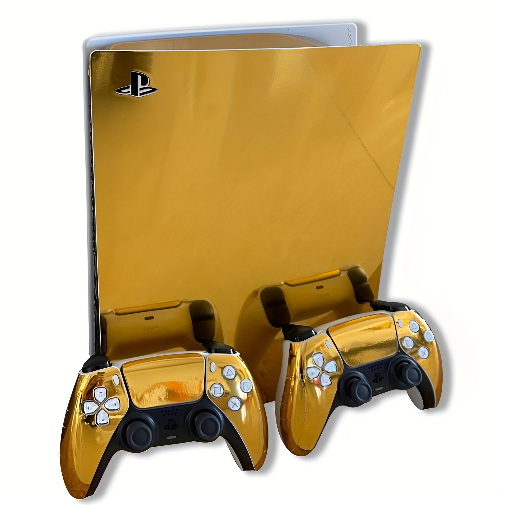 PlayStation 5 (PS5) DIGITAL EDITION Rose Gold Metallic Skin, Wrap