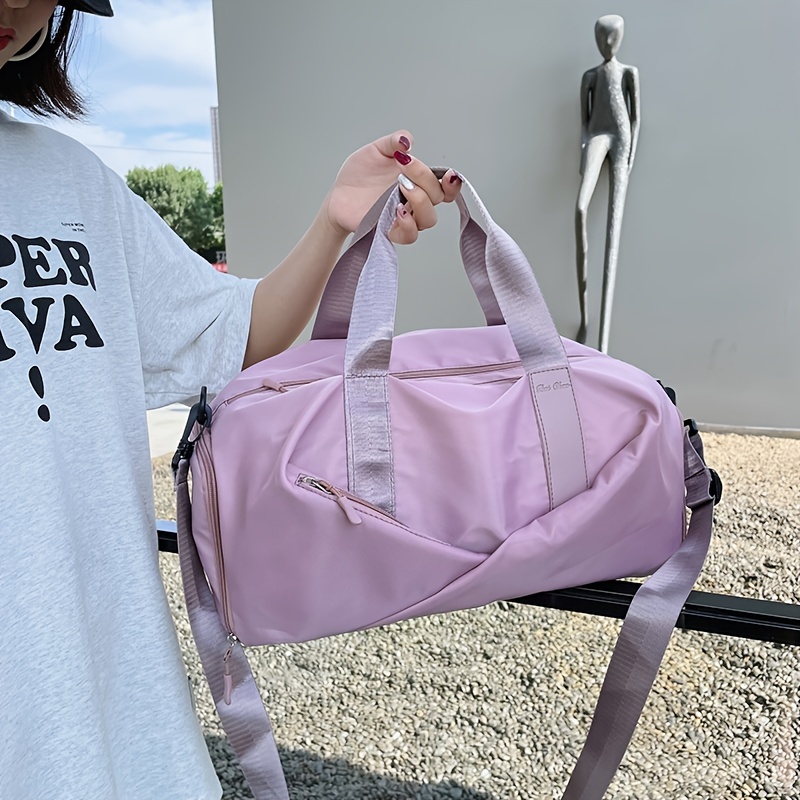Large Travel Crossbody Bag, Casual Portable Yoga Tote Bag, Carry-on Zipper  Duffel Bag - Temu Italy