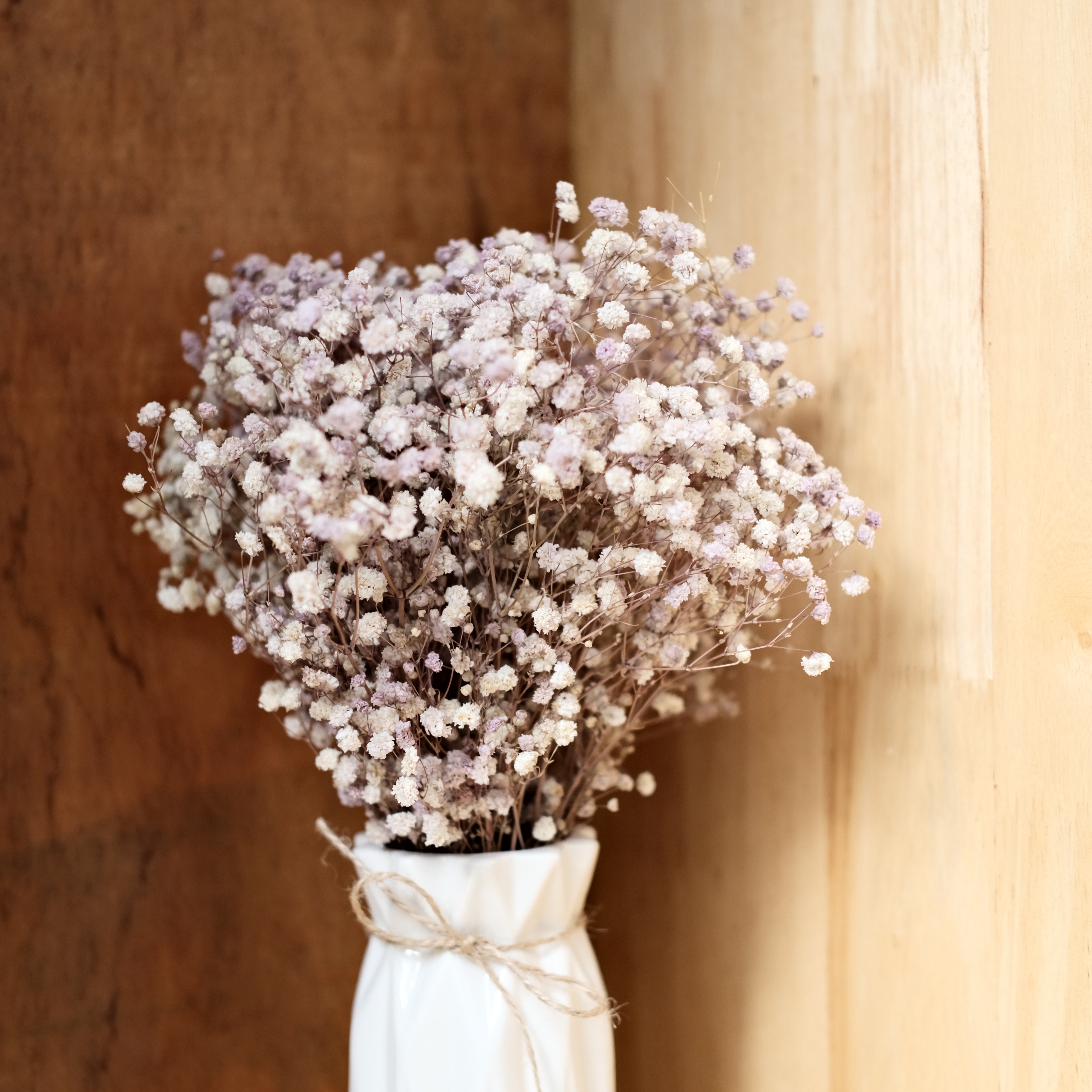 Dried Babys Breath Flowers Bouquet-17 Inch 2500+ Ivory White Dry Flowers,  Natural Gypsophila Branches for Wedding, Table Vase Decor, DIY Wreath